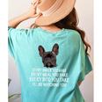 Every Snack You Make French Bulldog Mom And Frenchie Dad Women's Comfort Colors T-Shirt Back Print Chalky Mint