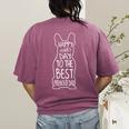 French Bulldog For Lover Happy Fathers Day Frenchie Dad Women's Comfort Colors T-Shirt Back Print Berry