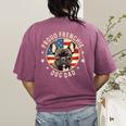 For French Bulldog Lovers Men Proud Frenchie Dog Dad Women's Comfort Colors T-Shirt Back Print Berry