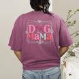 Women Dog Mama Dog And Cat Mom Furmama Women Women's Comfort Colors T-Shirt Back Print Berry