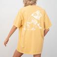English Bulldog Dog Hund Gift Women's Comfort Colors T-Shirt Back Print Mustard