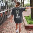 The Dogfather French Bulldog Dad Frenchie Papa T-Shirt Women's Comfort Colors T-Shirt Back Print Pepper