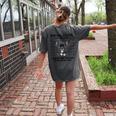 Personal Stalker French Bulldog Women's Comfort Colors T-Shirt Back Print Pepper