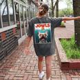 Tan Frenchie Jowls Fawn French Bulldog Mom Top Dad Women's Comfort Colors T-Shirt Back Print Pepper