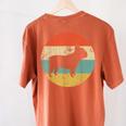 French Bulldog Retro Dog Women's Comfort Colors T-Shirt Back Print Yam
