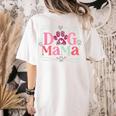 Women Dog Mama Dog And Cat Mom Furmama Women Women's Comfort Colors T-Shirt Back Print Ivory
