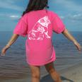 English Bulldog Dog Hund Gift Women's Comfort Colors T-Shirt Back Print Crunchberry