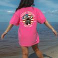 For French Bulldog Lovers Men Proud Frenchie Dog Dad Women's Comfort Colors T-Shirt Back Print Crunchberry