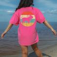French Bulldog Retro Dog Women's Comfort Colors T-Shirt Back Print Crunchberry