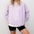 French Bulldog For Lover Happy Fathers Day Frenchie Dad Comfort Colors Sweatshirt Orchid