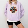 For French Bulldog Lovers Men Proud Frenchie Dog Dad Comfort Colors Sweatshirt Orchid