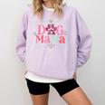 Women Dog Mama Dog And Cat Mom Furmama Women Comfort Colors Sweatshirt Orchid