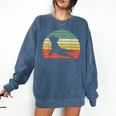 French Bulldog Yoga Frenchie Comfort Colors Sweatshirt Denim