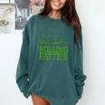French Bulldog Rolling Fatties Dog Lover Puppy Owner Comfort Colors Sweatshirt Blue Spruce