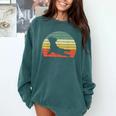 French Bulldog Yoga Frenchie Comfort Colors Sweatshirt Blue Spruce