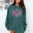 Women Dog Mama Dog And Cat Mom Furmama Women Comfort Colors Sweatshirt Blue Spruce