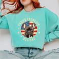 For French Bulldog Lovers Men Proud Frenchie Dog Dad Comfort Colors Sweatshirt Chalky Mint