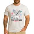 French Bulldog Mama Frenchie Dog Mom Men's Casual T-Shirt White