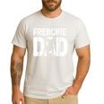 Frenchie Dad Dog Lover French Bulldog Father Dog Owner Men's Casual T-Shirt White