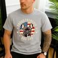 For French Bulldog Lovers Men Proud Frenchie Dog Dad Men's Casual T-Shirt Sport Grey