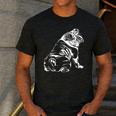 English Bulldog Dog Hund Gift Men's Casual T-Shirt Dark Grey