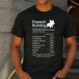 French Bulldog Facts Nutrition Frenchie Lover Men's Casual T-Shirt Dark Grey