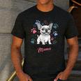 French Bulldog Mama Frenchie Dog Mom Men's Casual T-Shirt Dark Grey