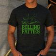 French Bulldog Rolling Fatties Dog Lover Puppy Owner Men's Casual T-Shirt Dark Grey