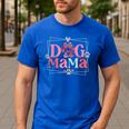 Women Dog Mama Dog And Cat Mom Furmama Women Men's Casual T-Shirt Royal Blue