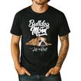 English Bulldog Apparel Bulldog Mom Life Is Ruff Men's Casual T-Shirt Black