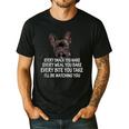 Every Snack You Make French Bulldog Mom And Frenchie Dad Men's Casual T-Shirt Black