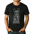 French Bulldog For Lover Happy Fathers Day Frenchie Dad Men's Casual T-Shirt Black