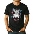 French Bulldog Mama Frenchie Dog Mom Men's Casual T-Shirt Black