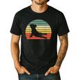 French Bulldog Yoga Frenchie Men's Casual T-Shirt Black