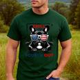 Chill The Fourth Out 4th Of July Cute French Bulldog Men's Casual T-Shirt Forest