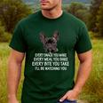 Every Snack You Make French Bulldog Mom And Frenchie Dad Men's Casual T-Shirt Forest