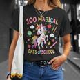 100Th Day Ofchool Unicorn 100 魔法の日々 先生 女の子 Tシャツ 彼女への贈り物