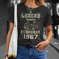 1967年2月以来の伝説 1967年2月生まれ。 Tシャツ 彼女への贈り物