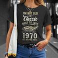 1970年生まれ、55歳の誕生日、クラシックカー Tシャツ 彼女への贈り物