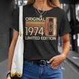 1974 誕生日 カセットテープ ヴィンテージ レトロ 1974 Tシャツ 彼女への贈り物