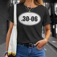 30-06 ミリタリーライフル銃弾シャツ、30-06 ハンティングラウンド。 Tシャツ 彼女への贈り物