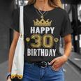 30歳の男性と女性のためのハッピー30歳の誕生日のアイデア Tシャツ 彼女への贈り物