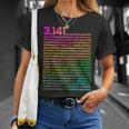 314 数学物理の先生 314 円周率 Tシャツ 彼女への贈り物