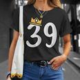 39 歳の誕生日番号 39 バースデー バルーン 39 Tシャツ 彼女への贈り物