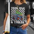 3Rd Birthday Monster Truck Young Wild And Three 3 Year Old T-Shirt Gifts for Her 3Rd Birthday Monster Truck Young Wild And Three 3 Year Old T-Shirt Gifts for Her