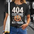 404 コスチューム未発見 ピクセルアート ハロウィンデザイン Tシャツ 彼女への贈り物