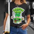 420 カンナビスカルチャーストーナー ウェディングケーキ 雑草ひずみ Tシャツ 彼女への贈り物