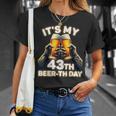 43歳の誕生日プレゼントのアイデアbeerthdayビール Tシャツ 彼女への贈り物