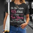 45 Cumpleaños 45 Años Hecha En 1980 Regalos Camiseta unisex Regalos para ella