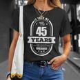 45歳の誕生日プレゼント 男性年齢45歳 レトロパパ 1975年 Tシャツ 彼女への贈り物